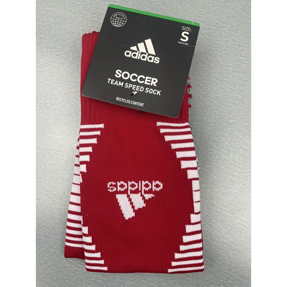 Youth ADIDAS SOCCER SOCKS TEAM SPEED  SIZE SMALL 13C-4Y
